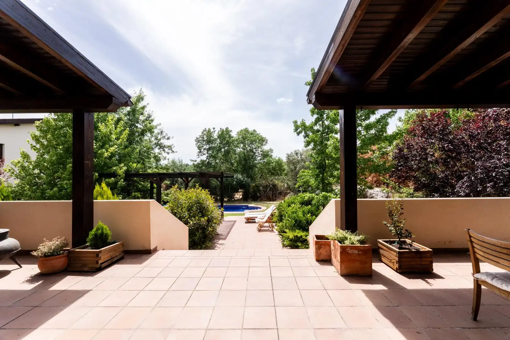 Terraza de Casa o chalet en venta en El Boalo - Cerceda – Mataelpino con Calefacción, Terraza y Piscina