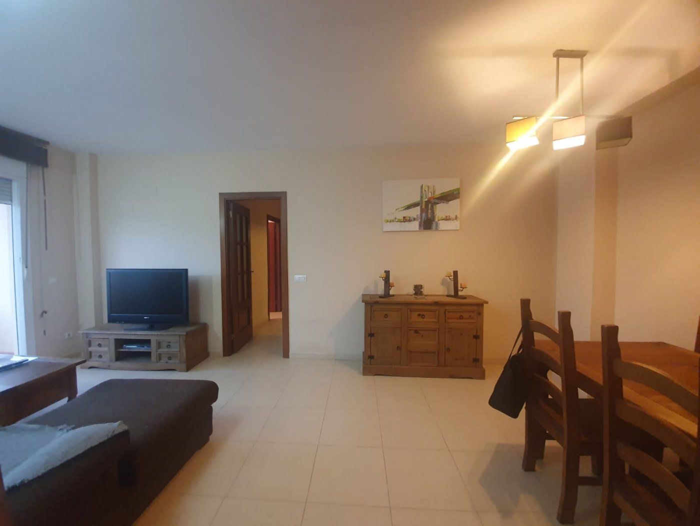 Living room of Flat to rent in Algeciras  with Furnished and Balcony