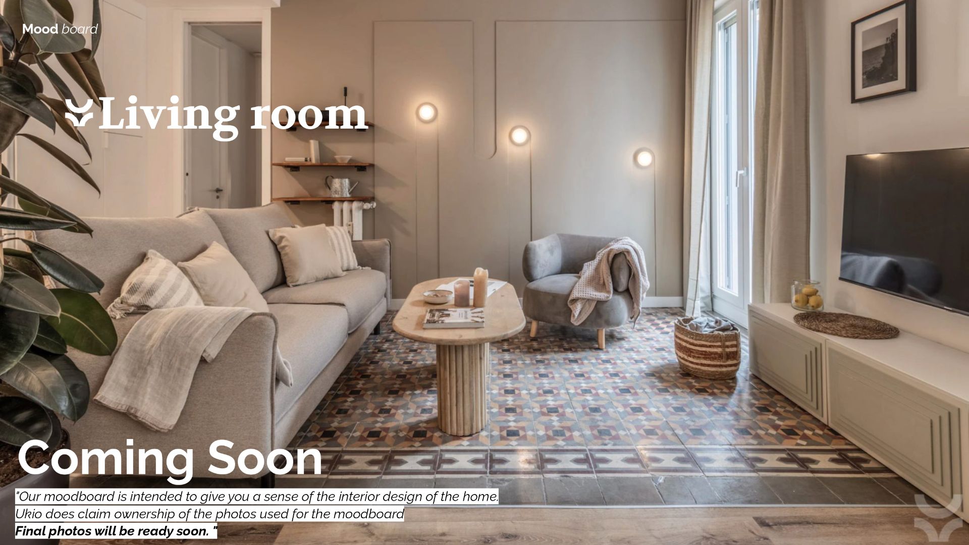 Sala d'estar de Apartament de lloguer en  Barcelona Capital amb Aire condicionat, Calefacció i Moblat