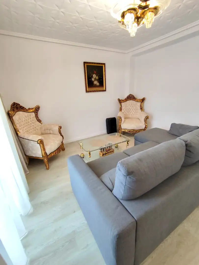 Sala de estar de Piso en venta en Valencia con Aire acondicionado, Amueblado y Horno