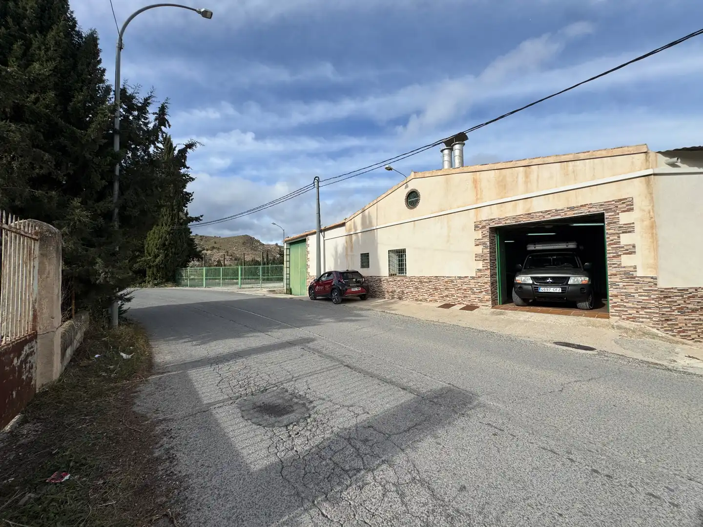 Vista exterior de Nave industrial en venta en Cehegín con Calefacción y Alarma