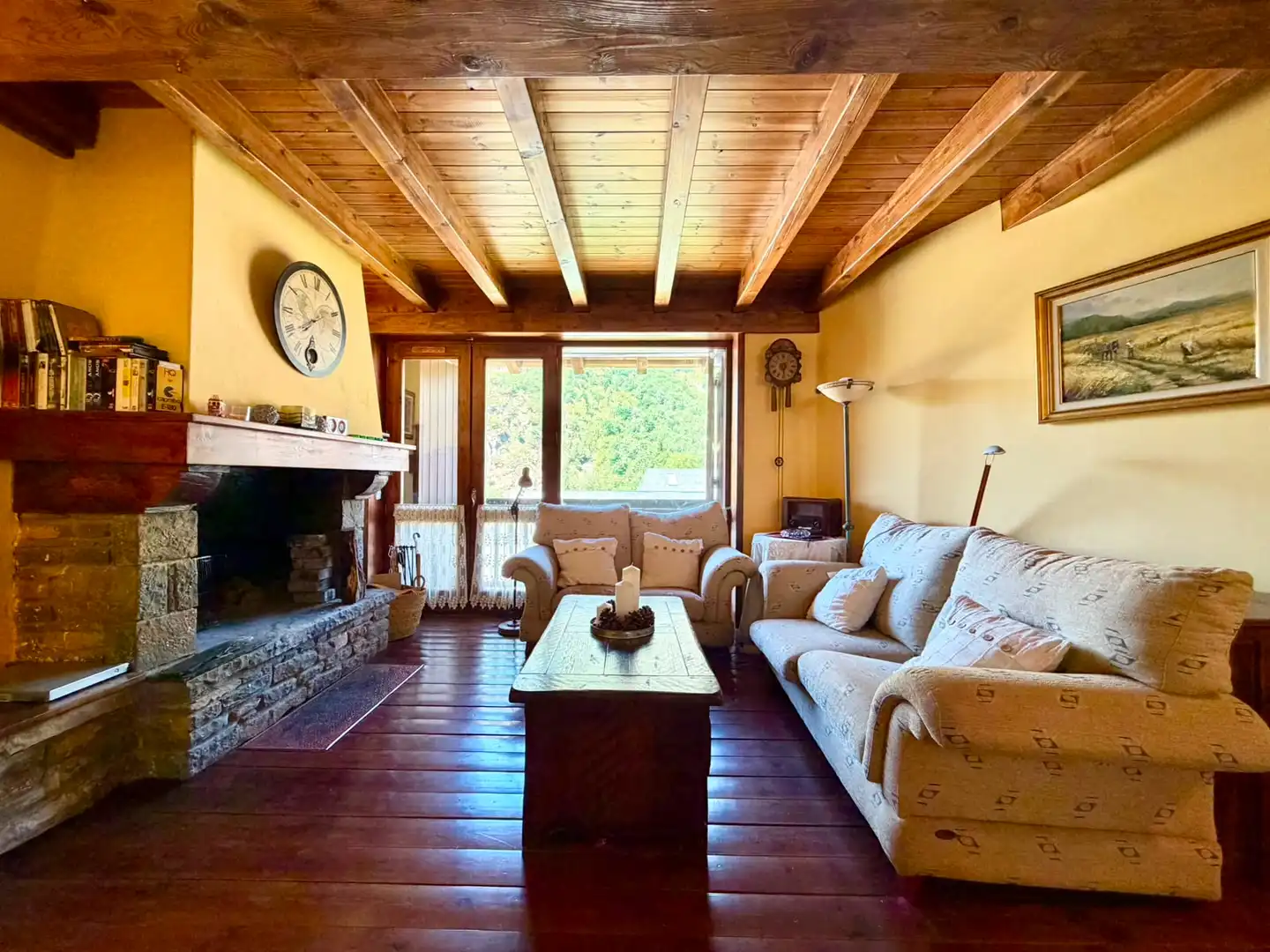 Sala d'estar de Dúplex en venda en Naut Aran amb Calefacció, Parquet i Moblat