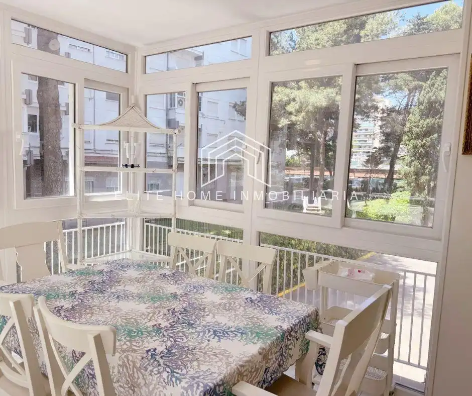 Terrassa de Apartament en venda en Benicasim / Benicàssim amb Jardí privat, Terrassa i Moblat