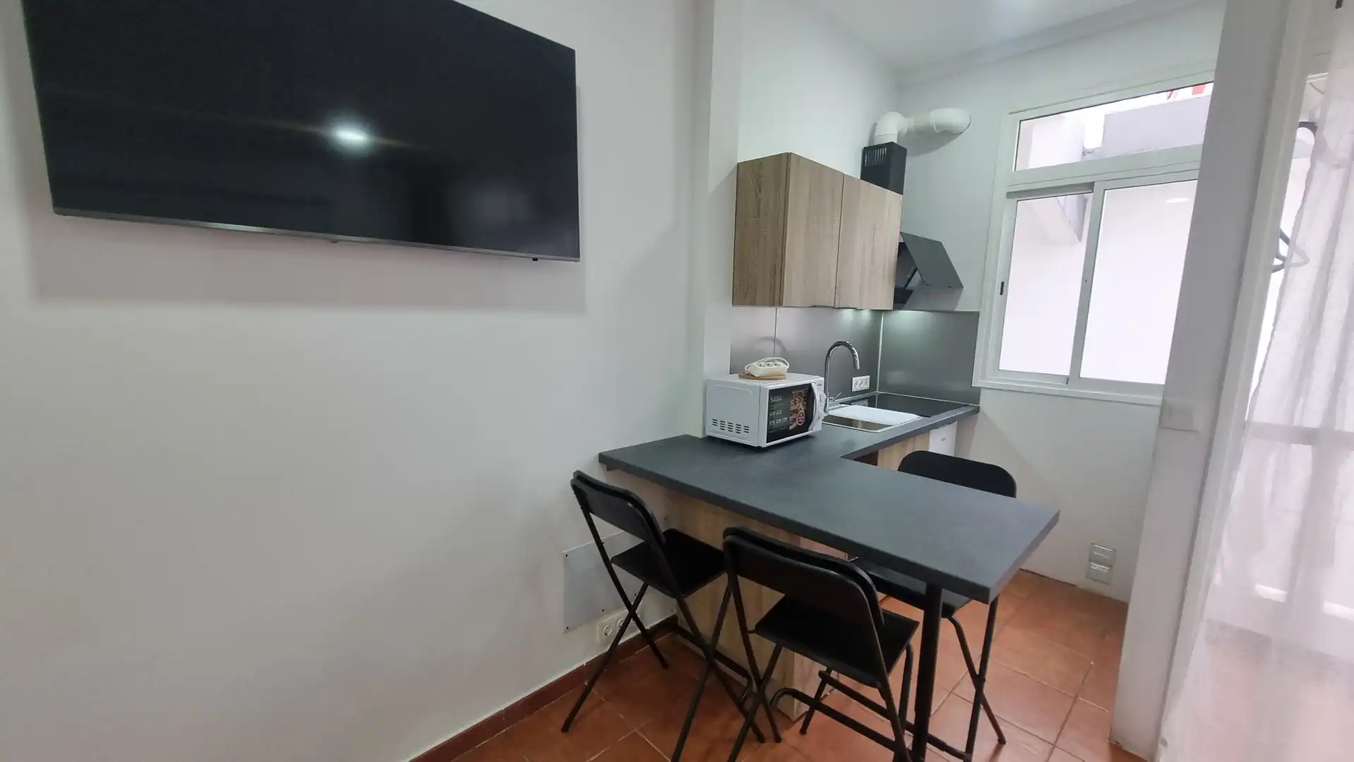 Cocina de Piso de alquiler en Puerto de la Cruz con Amueblado y Balcón