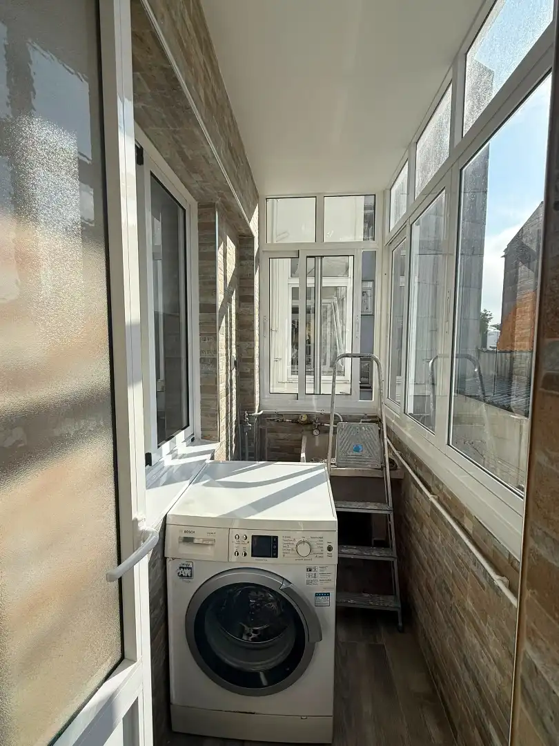 Terraza de Piso de alquiler en Ferrol con Parquet, Amueblado y Horno