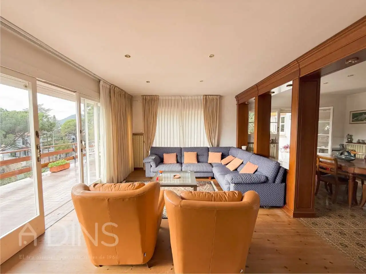 Sala de estar de Casa o chalet en venta en Sant Feliu de Codines con Calefacción y Jardín privado