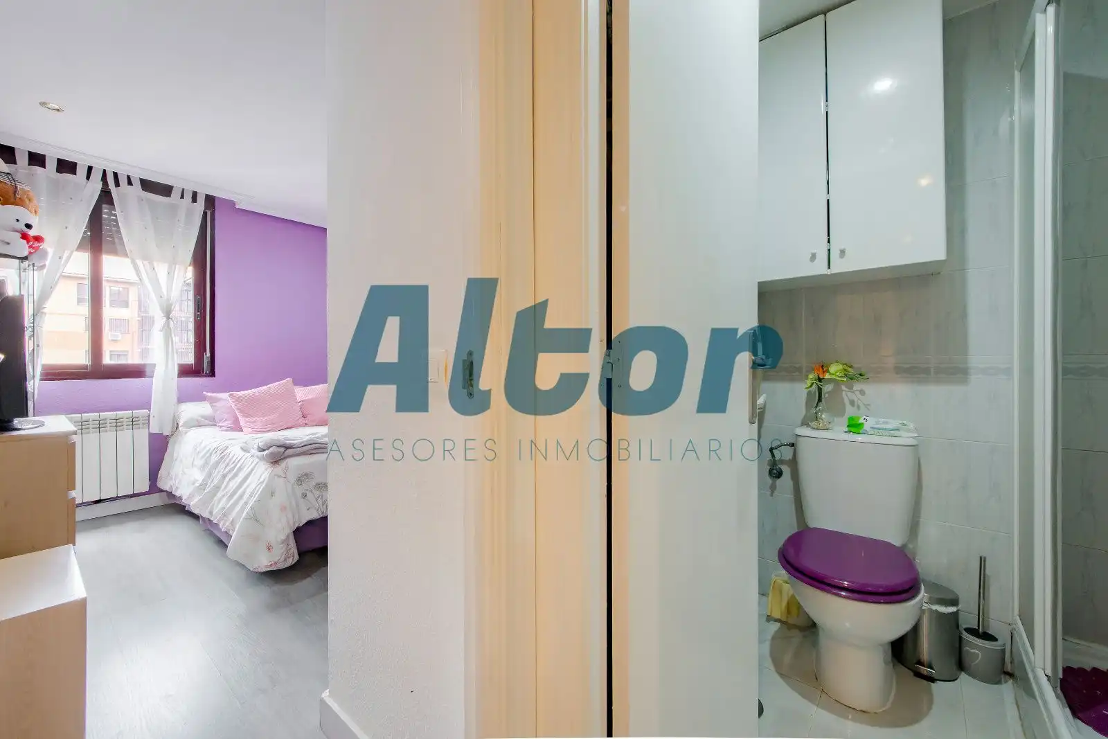 Bedroom of Flat for sale in Madrid  with Air Conditioner, Heating and Storage room