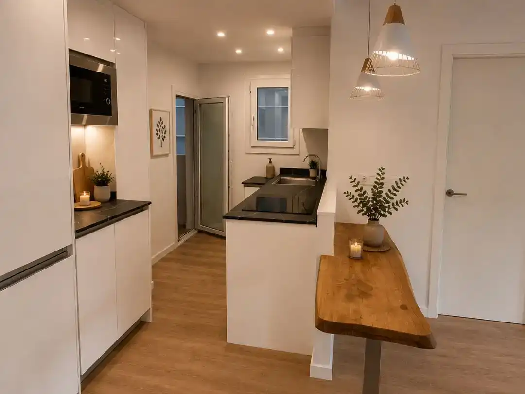 Kitchen of Flat for sale in  Barcelona Capital