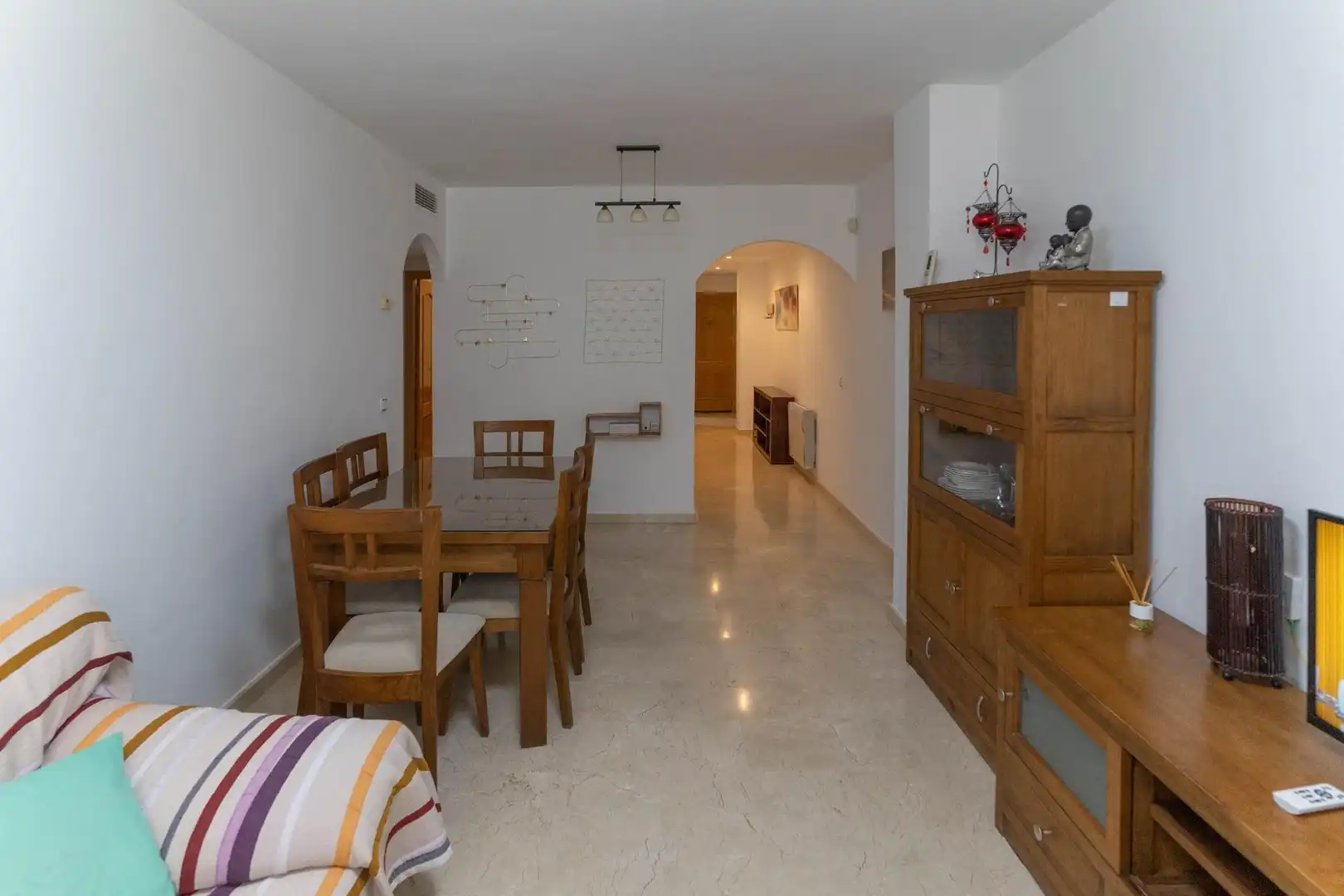 Comedor de Piso de alquiler en Alhaurín El Grande con Aire acondicionado, Calefacción y Amueblado