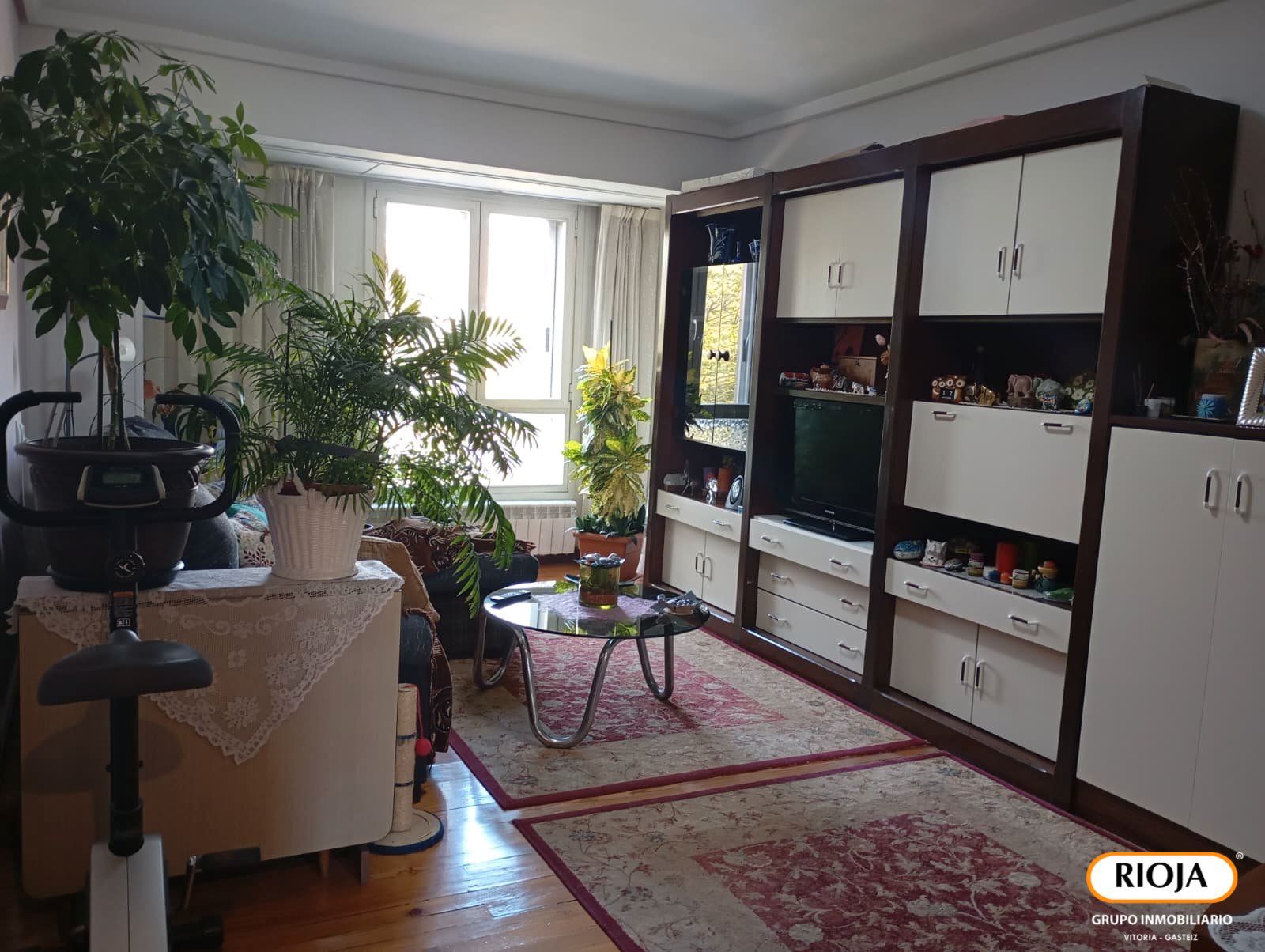 Sala d'estar de Pis en venda en Vitoria - Gasteiz amb Calefacció, Terrassa i Traster