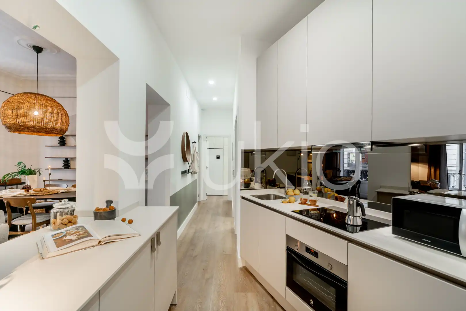 Kitchen of Apartments for rent in Madrid  with Heating, Furnished and Oven