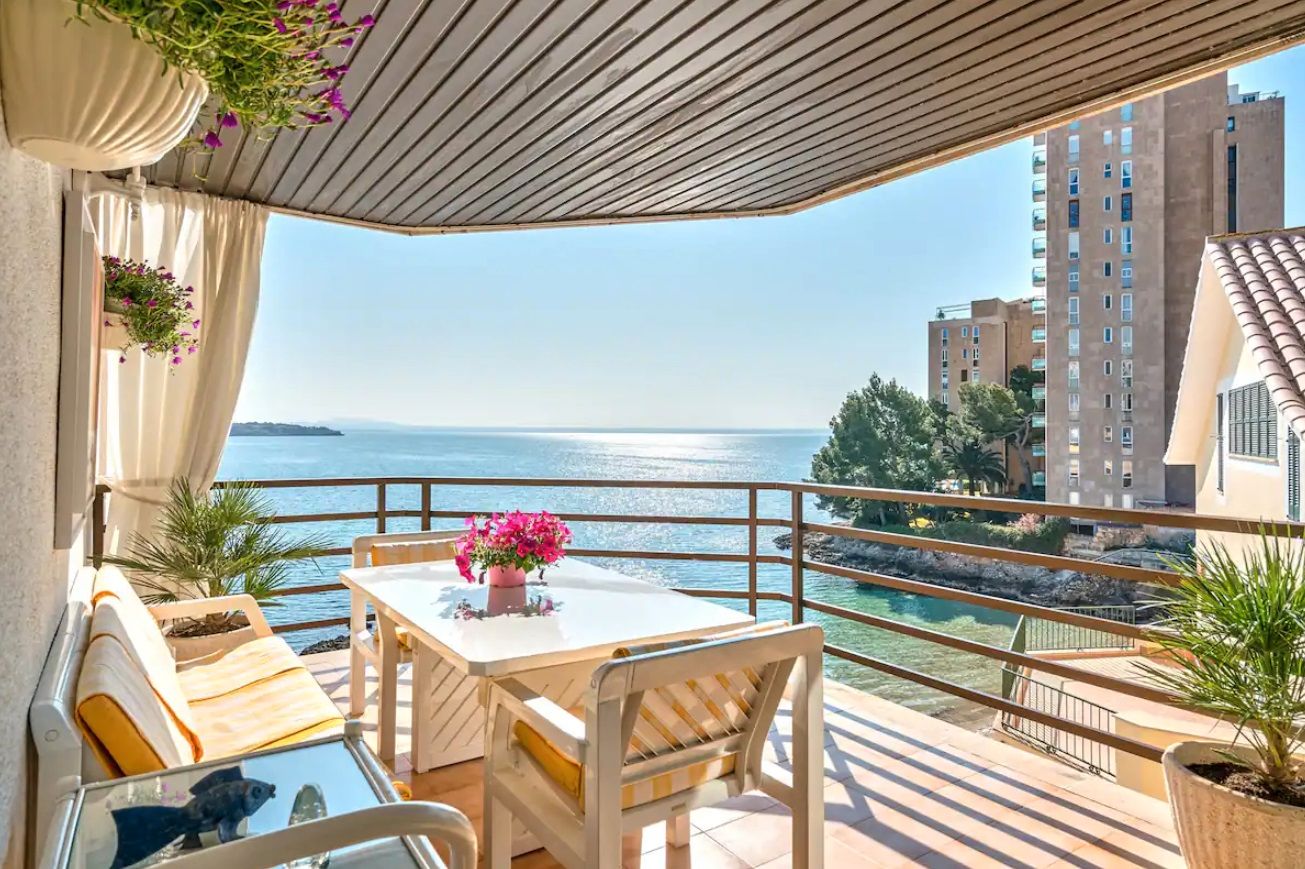 Dormitori de Apartament de lloguer en Calvià amb Aire condicionat, Calefacció i Parquet