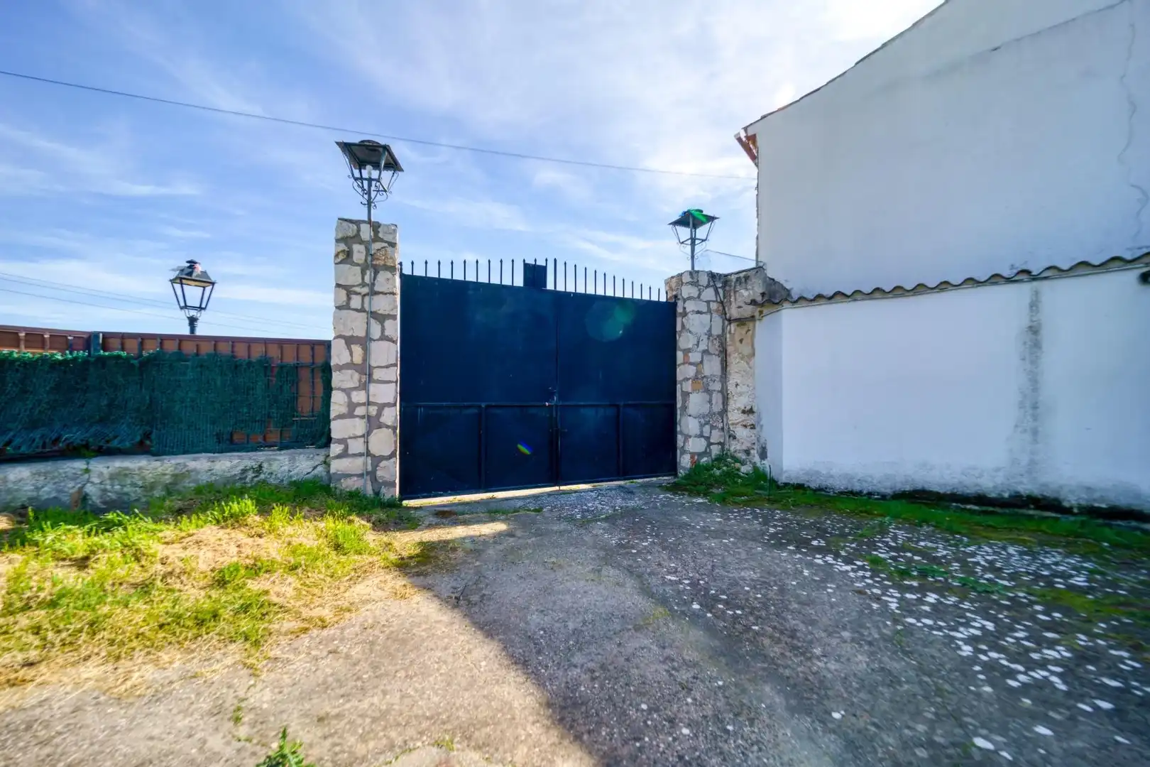 Vista exterior de Casa o chalet en venta en Villamanrique de Tajo con Aire acondicionado, Calefacción y Jardín privado