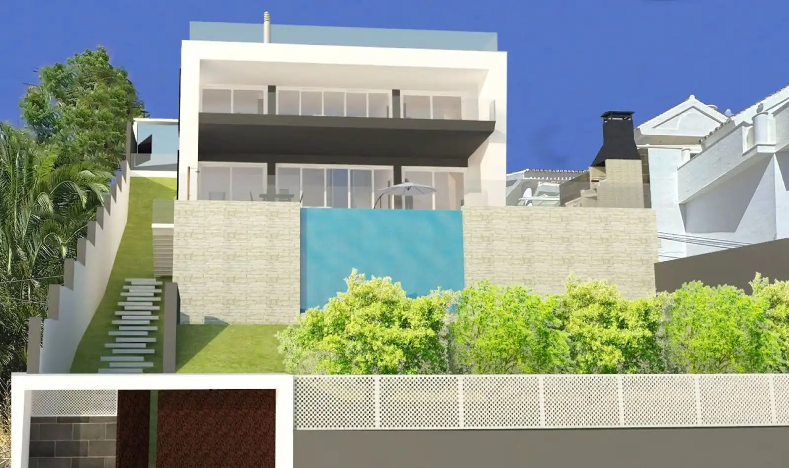 Außenansicht von Residential zum Verkauf in Málaga