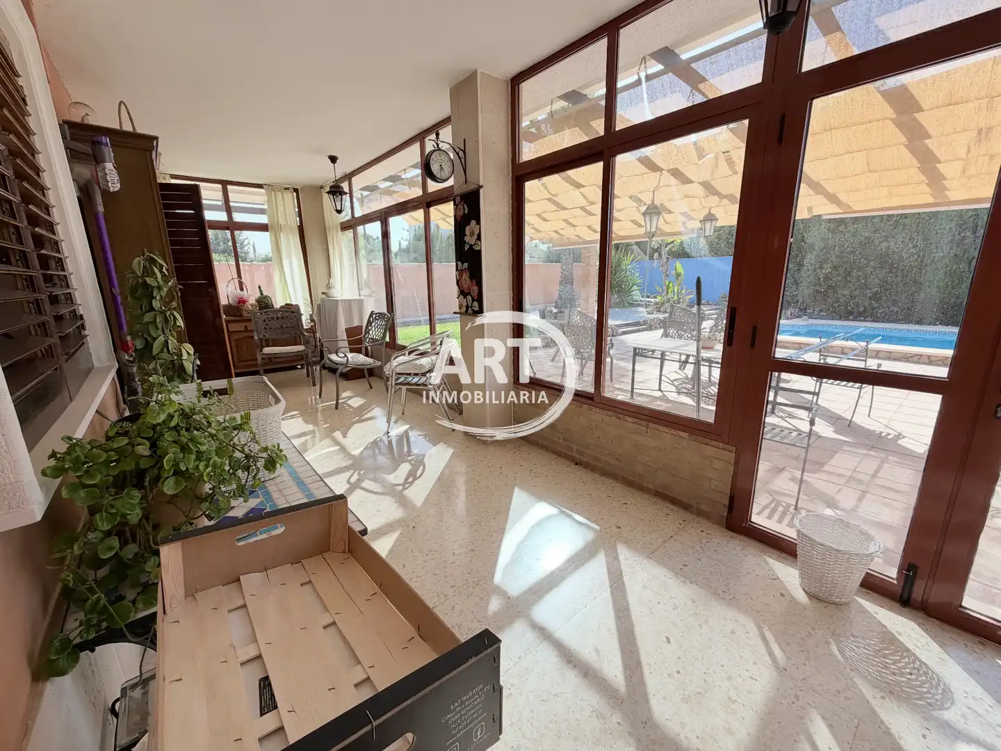 Garden of Houses for sale in Riba-roja de Túria  with Air Conditioner, Heating and Private garden