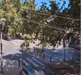 Vista exterior de Pis de lloguer en  Granada Capital amb Calefacció, Parquet i Moblat