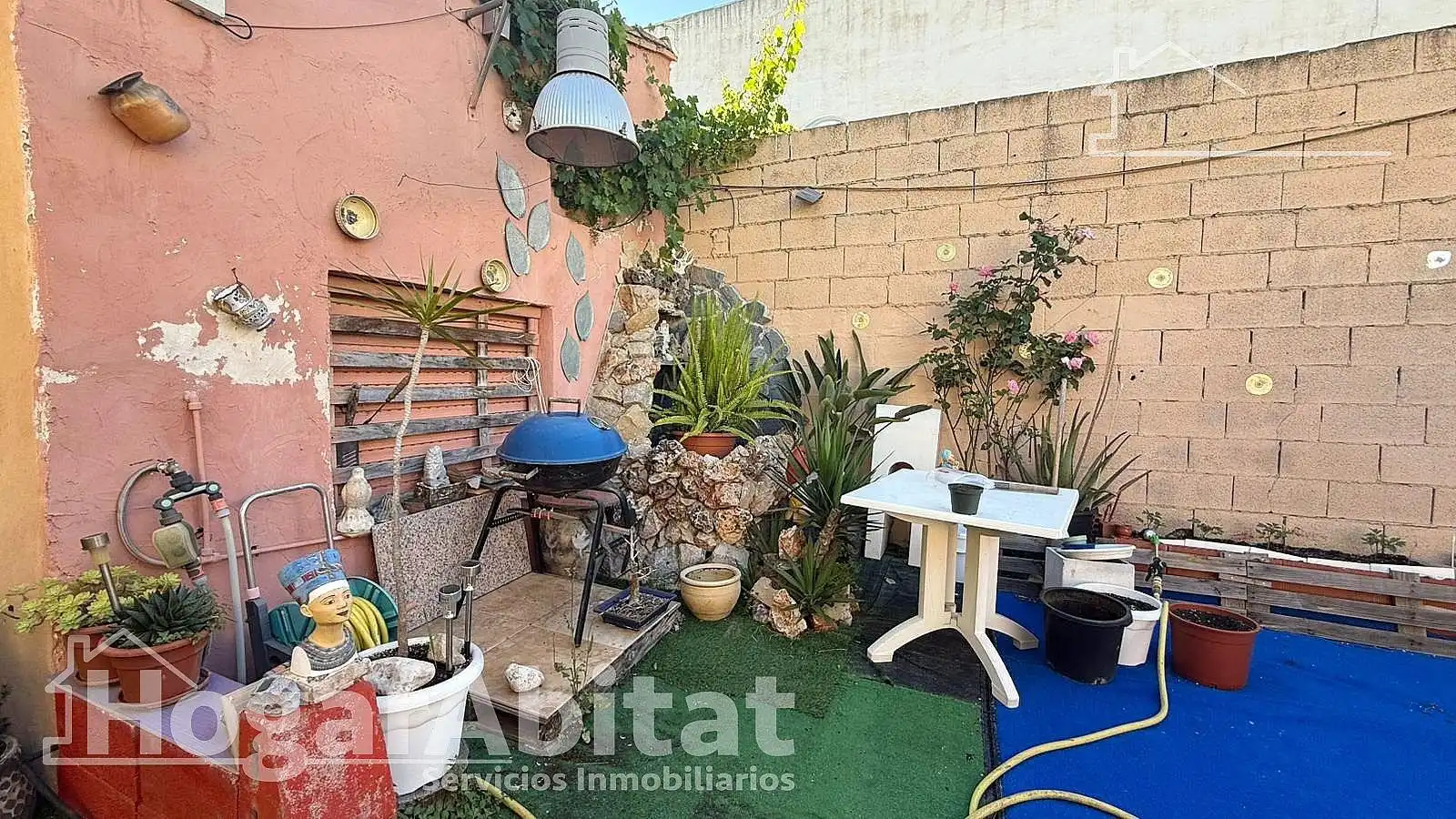 Jardí de Casa adosada en venda en Palmera amb Aire condicionat, Calefacció i Terrassa