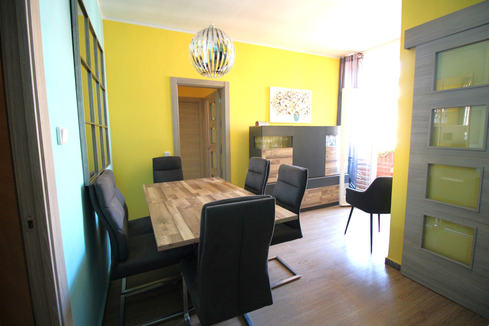 Dining room of Flat for sale in  Barcelona Capital  with Air Conditioner, Storage room and Balcony