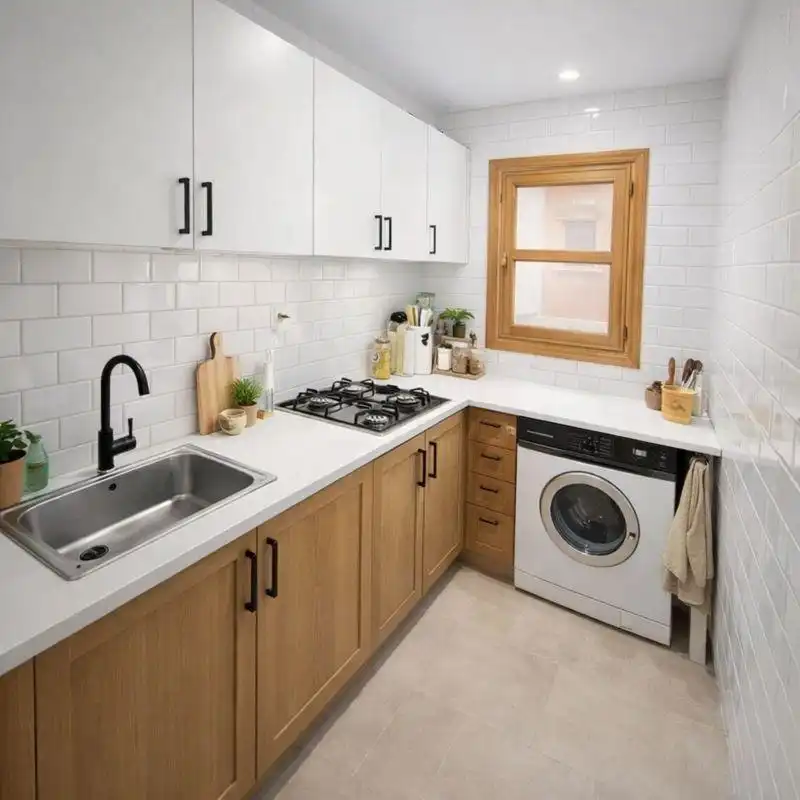 Cuina de Àtic en venda en San Pedro del Pinatar amb Jardí privat, Terrassa i Moblat