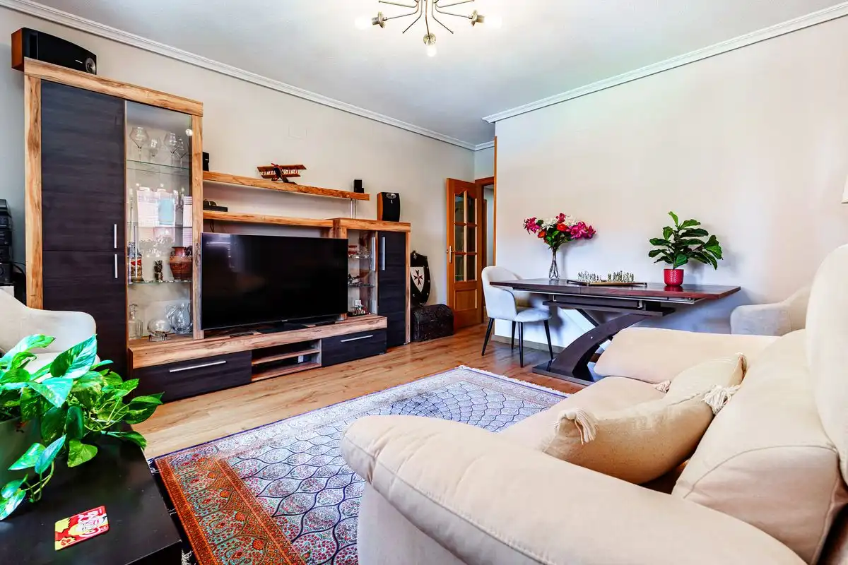 Living room of Flat for sale in Alcalá de Henares  with Air Conditioner, Heating and Private garden