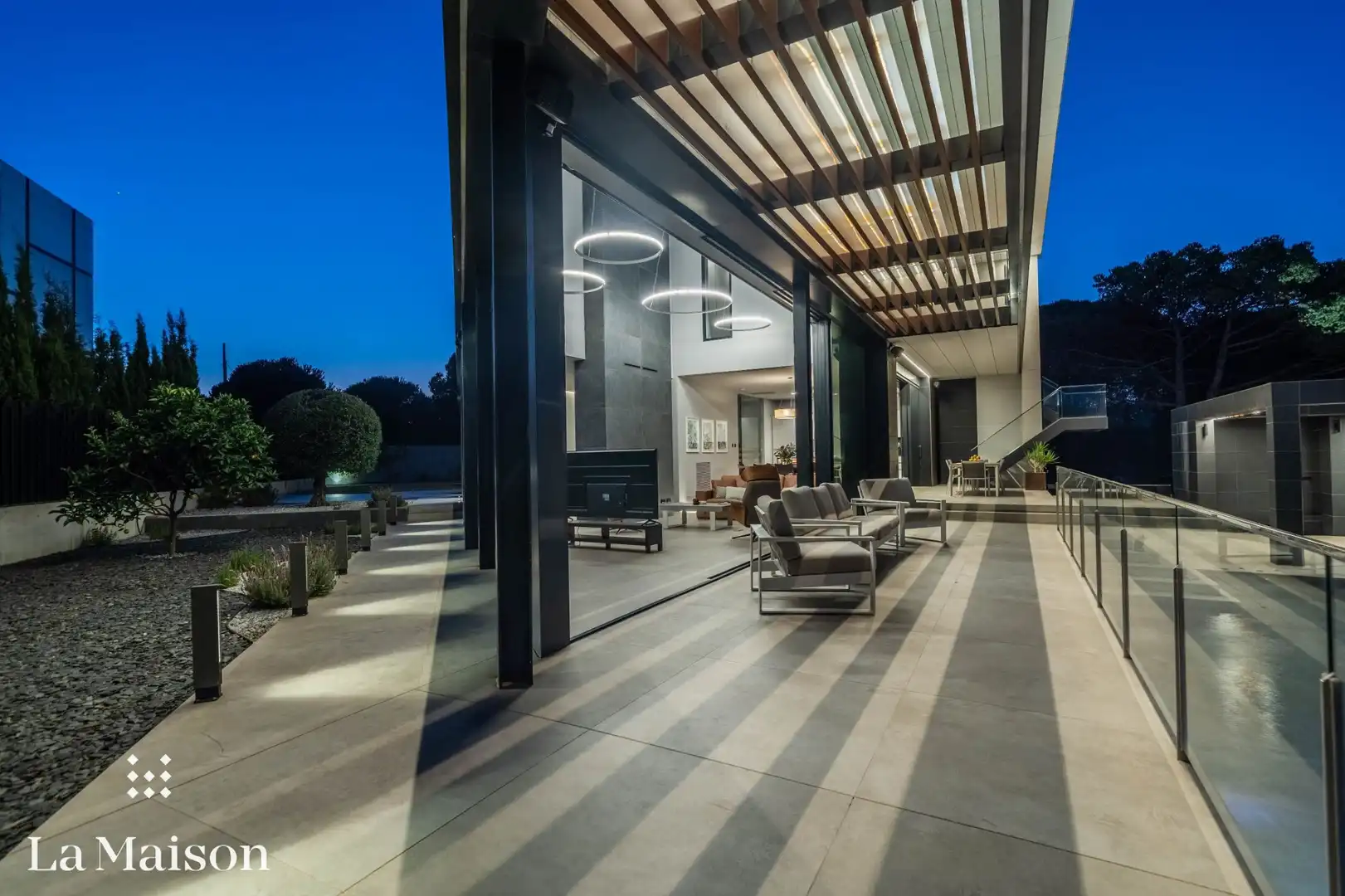 Terraza de Casa o chalet en venta en Caldes d'Estrac con Aire acondicionado, Calefacción y Jardín privado