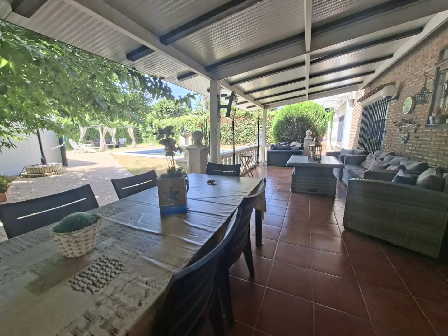 Terraza de Casa o chalet en venta en Espartinas con Aire acondicionado, Jardín privado y Trastero