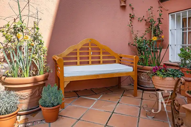 Jardí de Casa adosada en venda en Madrid amb Calefacció, Jardí privat i Terrassa