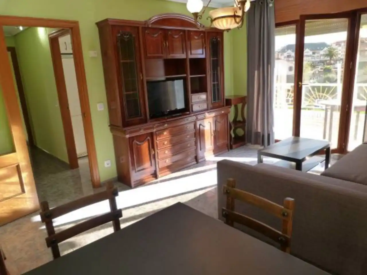 Comedor de Apartamento de alquiler en Noja con Calefacción, Amueblado y Piscina comunitaria