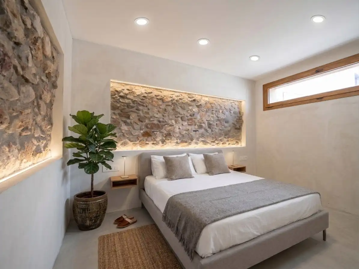 Schlafzimmer von Maisonette zum Verkauf in Caldes de Montbui mit Klimaanlage, Heizung und Balkon
