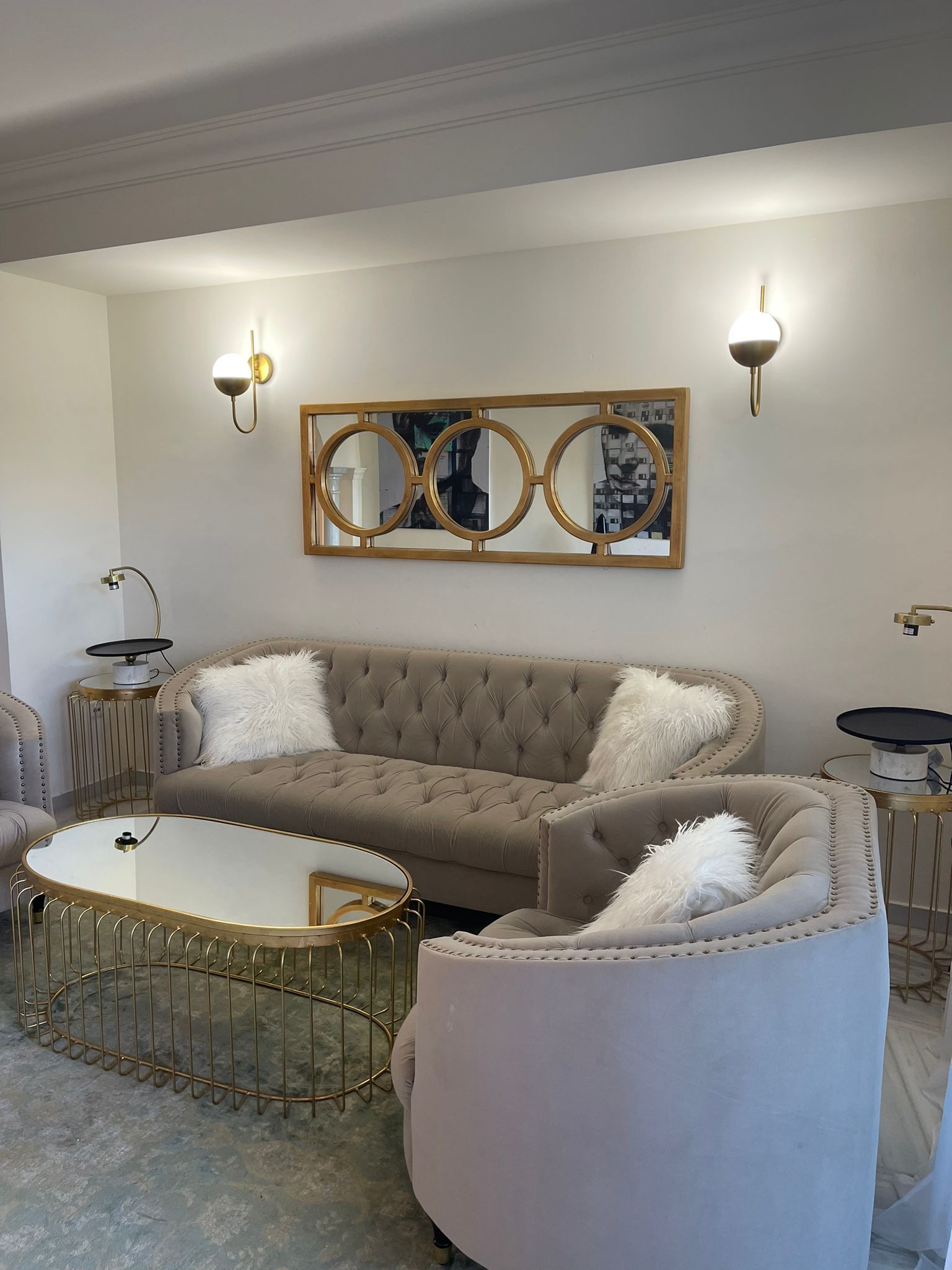 Living room of Flat to rent in Marbella  with Air Conditioner, Terrace and Storage room