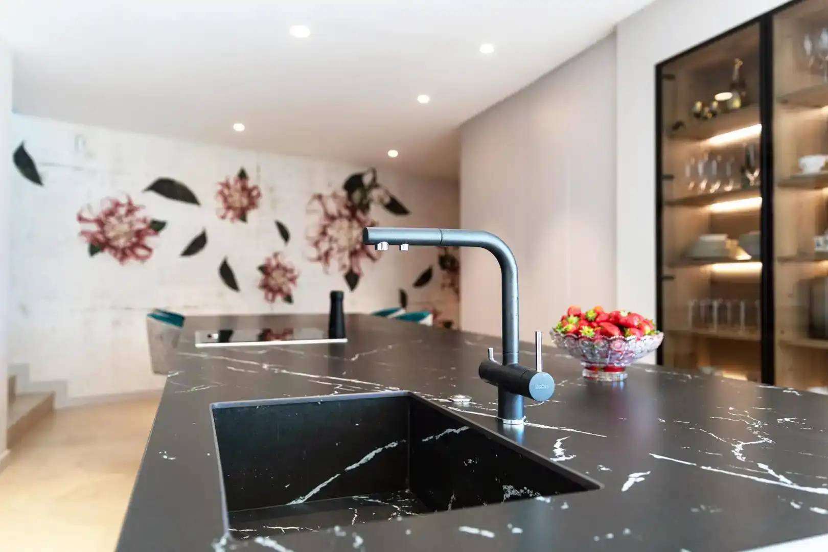 Cocina de Casa o chalet de alquiler en Castell d'Aro, Platja d'Aro i s'Agaró con Aire acondicionado, Jardín privado y Parquet