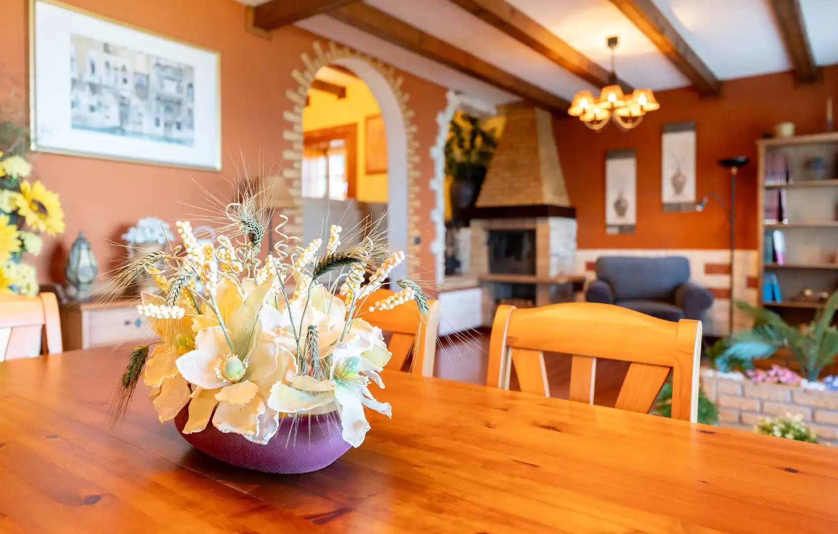 Dining room of Houses for sale in La Orotava  with Heating, Private garden and Storage room