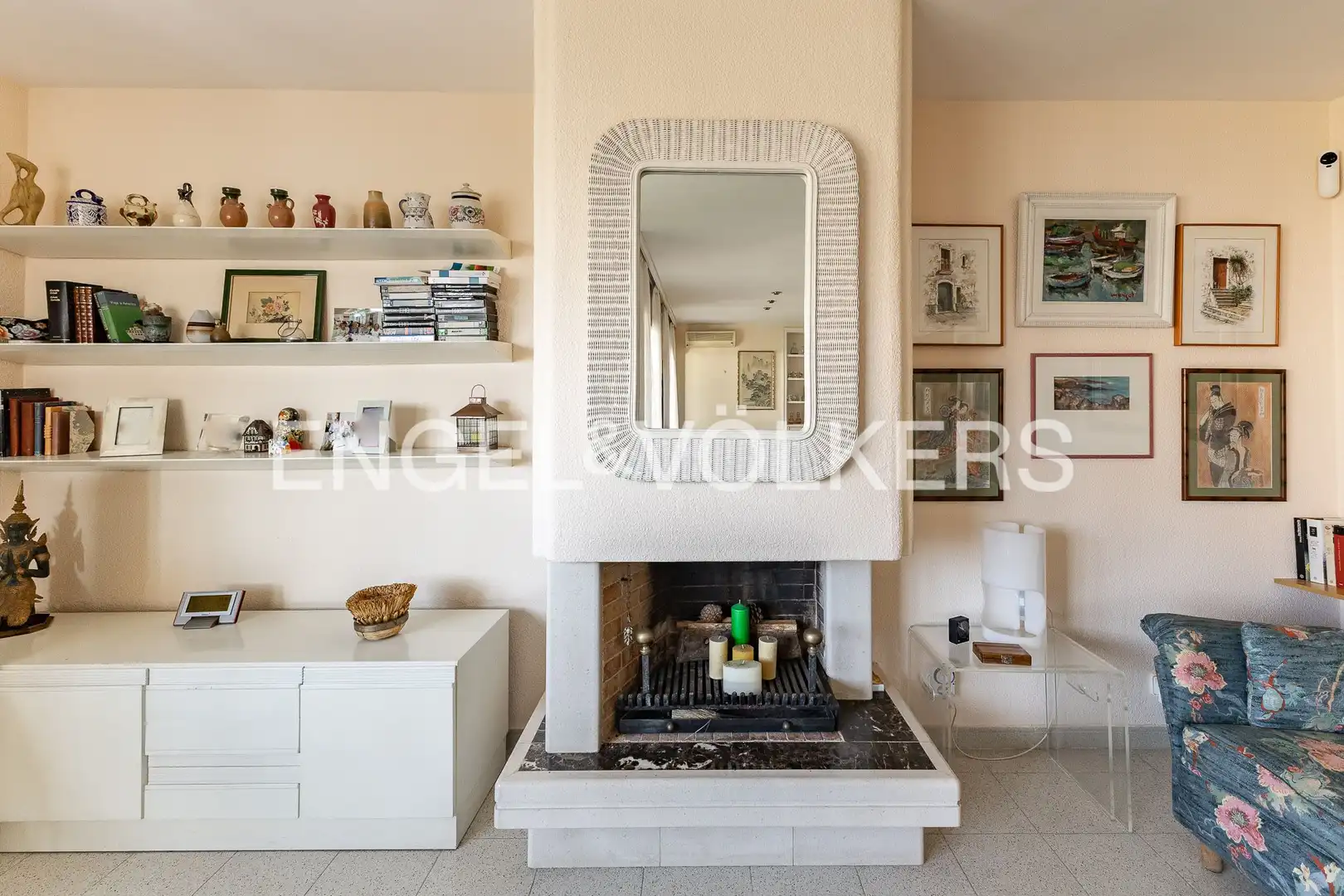 Living room of Flat for sale in Caldes d'Estrac  with Air Conditioner, Heating and Private garden