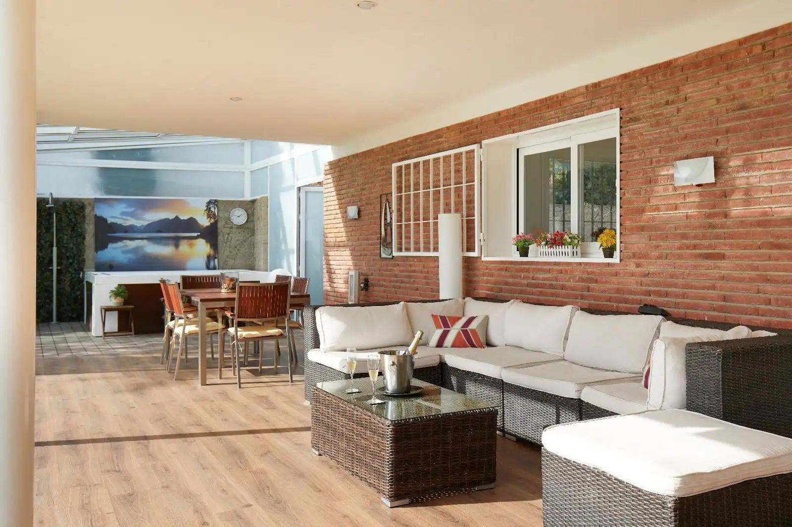 Terraza de Casa o chalet en venta en Sant Vicenç de Montalt con Aire acondicionado, Calefacción y Jardín privado
