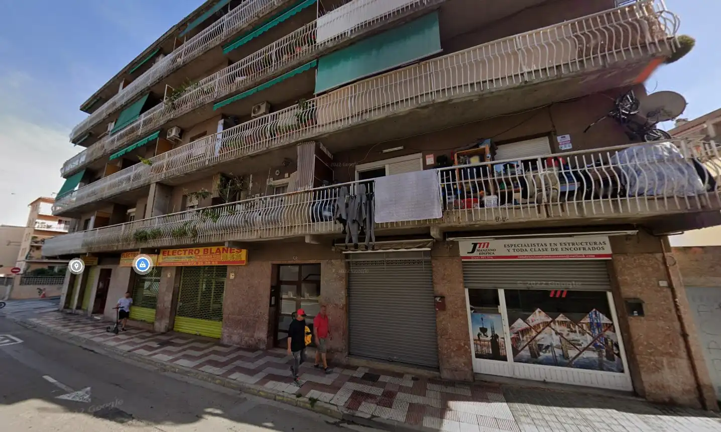 Vista exterior de Piso en venta en Blanes con Terraza
