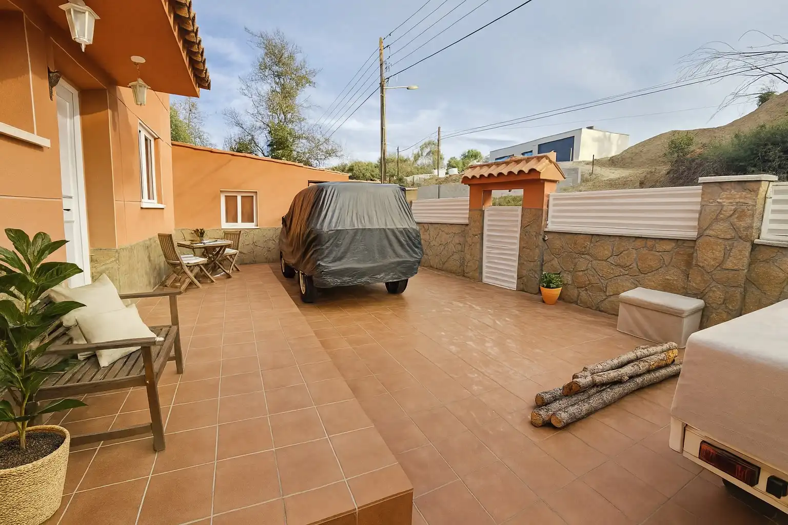 Terraza de Casa o chalet en venta en Piera con Jardín privado, Terraza y Trastero