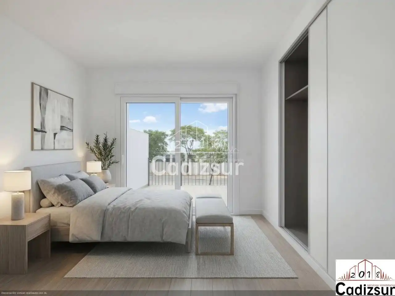 Habitación de Casa adosada en venta en Puerto Real con Aire acondicionado, Calefacción y Jardín privado