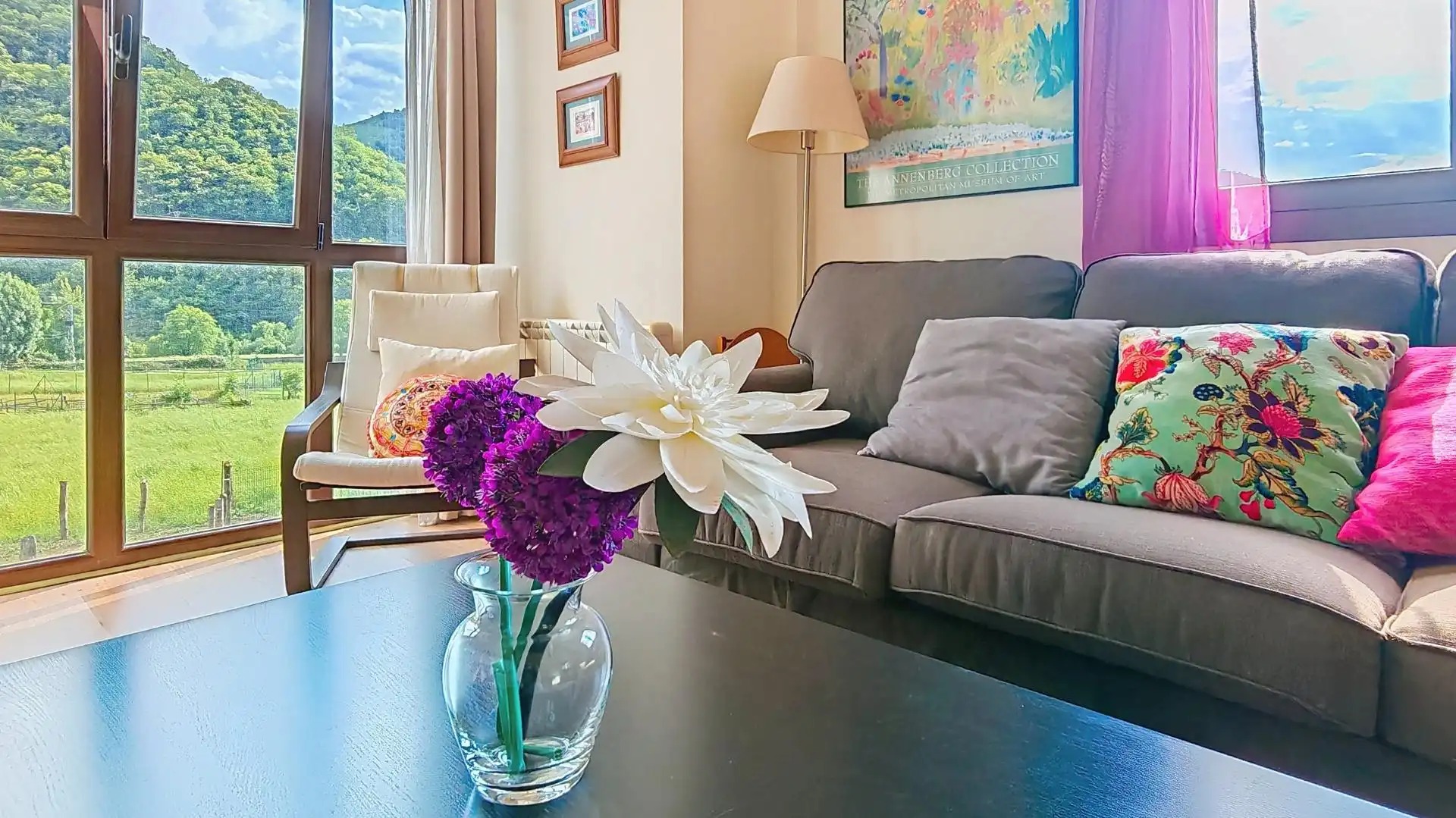 Sala d'estar de Apartament en venda en Aller