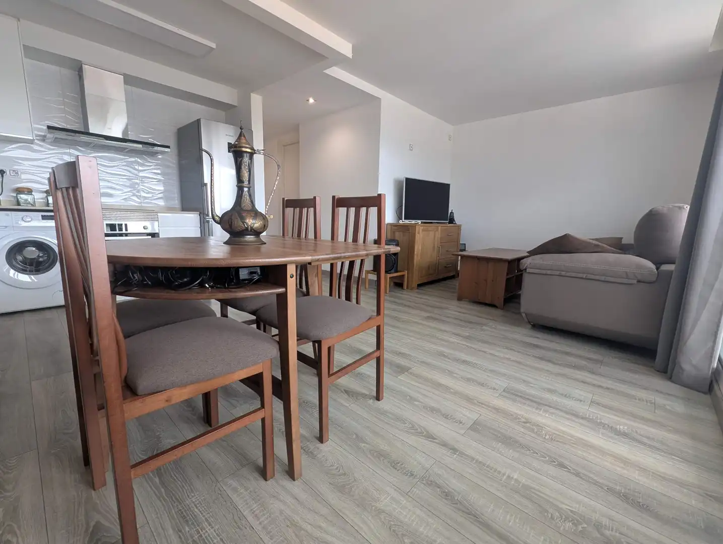 Dining room of Flat for sale in Santa Susanna  with Air Conditioner, Heating and Parquet flooring