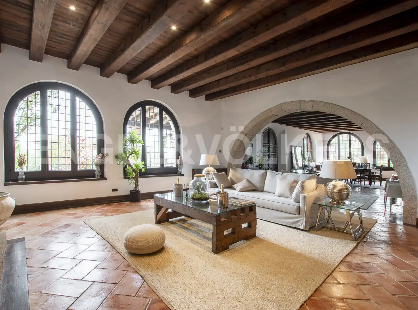 Living room of Houses for sale in Castelldefels  with Air Conditioner, Heating and Private garden