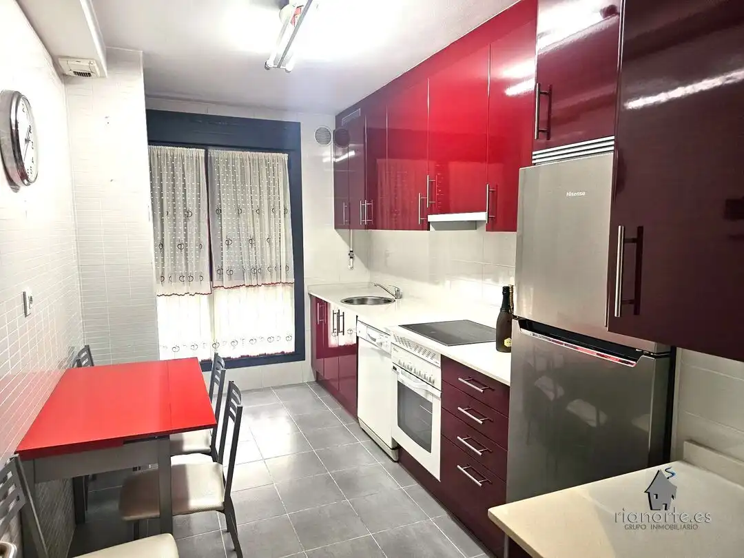 Kitchen of Flat for sale in Langreo  with Heating, Storage room and Furnished