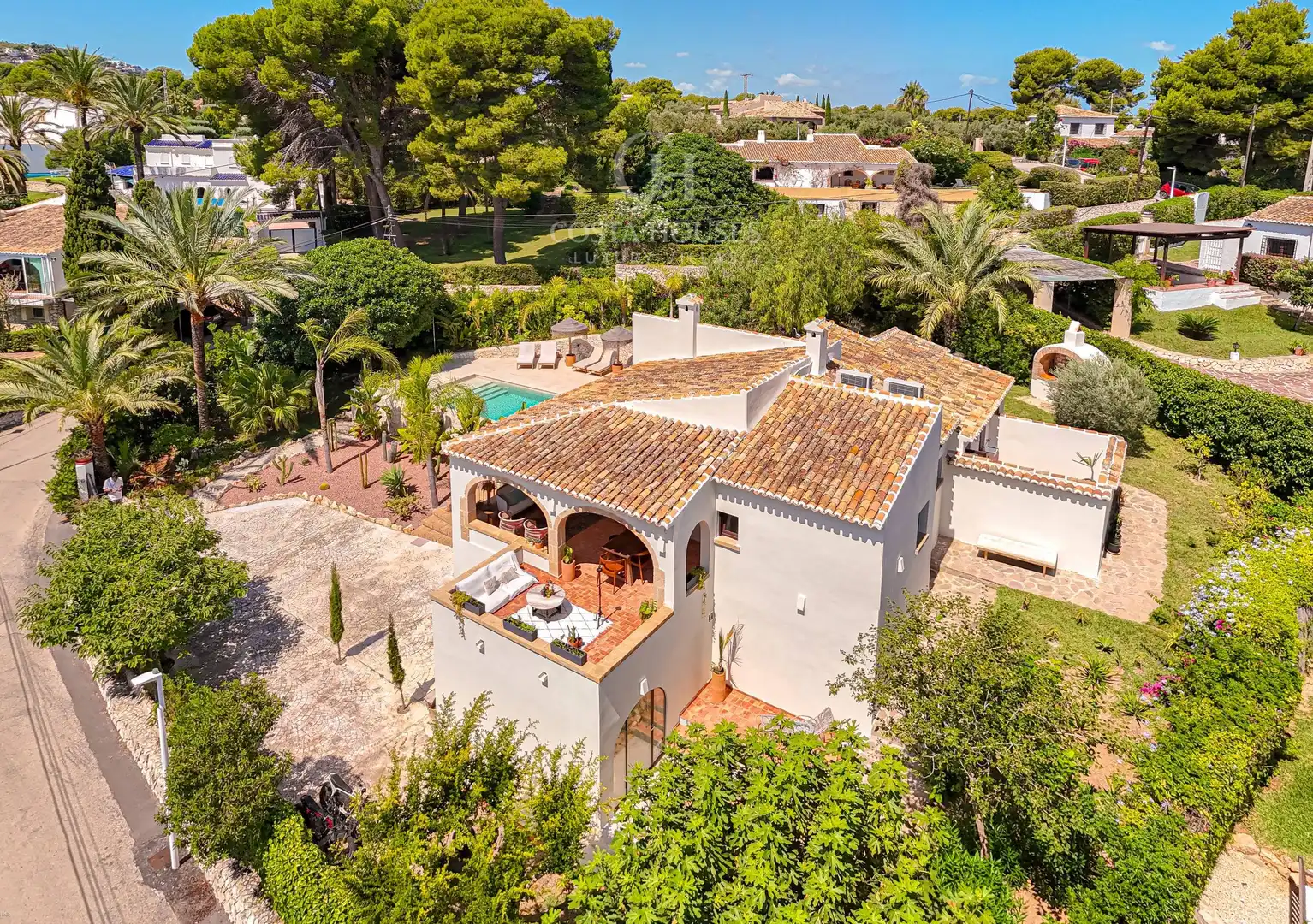 Exterior view of Houses for sale in Jávea / Xàbia  with Air Conditioner, Private garden and Terrace