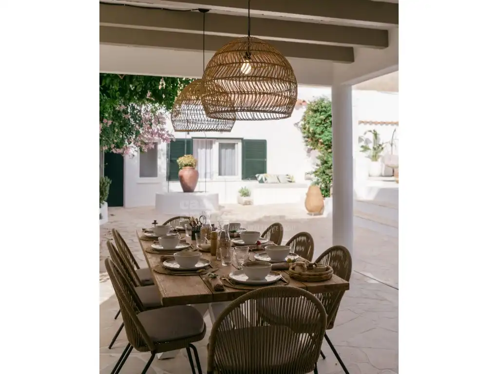Terraza de Casa o chalet en venta en Es Castell con Aire acondicionado, Calefacción y Jardín privado