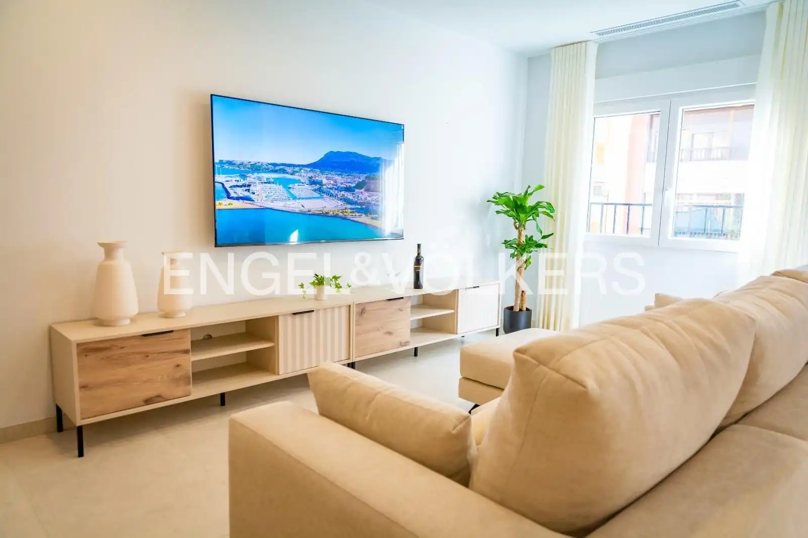 Living room of Apartments for rent in Dénia  with Air Conditioner, Heating and Terrace