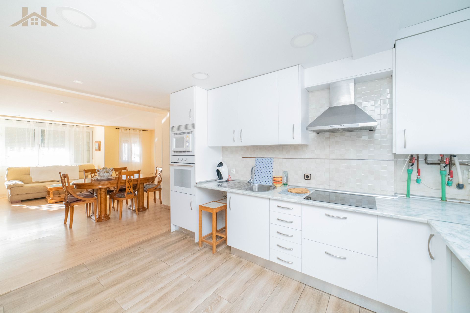 Kitchen of Flat for sale in El Álamo  with Air Conditioner, Heating and Oven