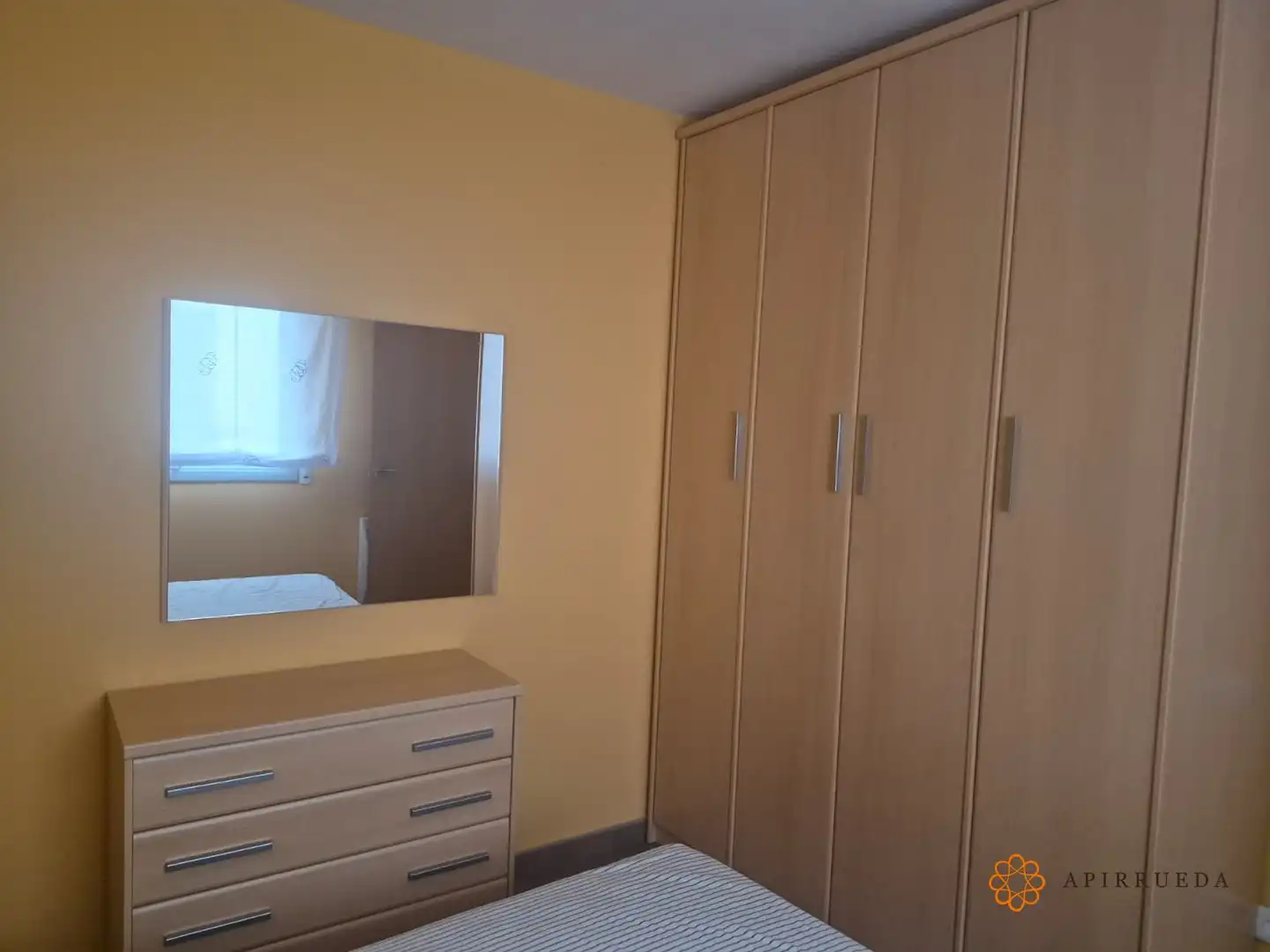 Bedroom of Flat for rent in Escatrón  with Air Conditioner and Heating