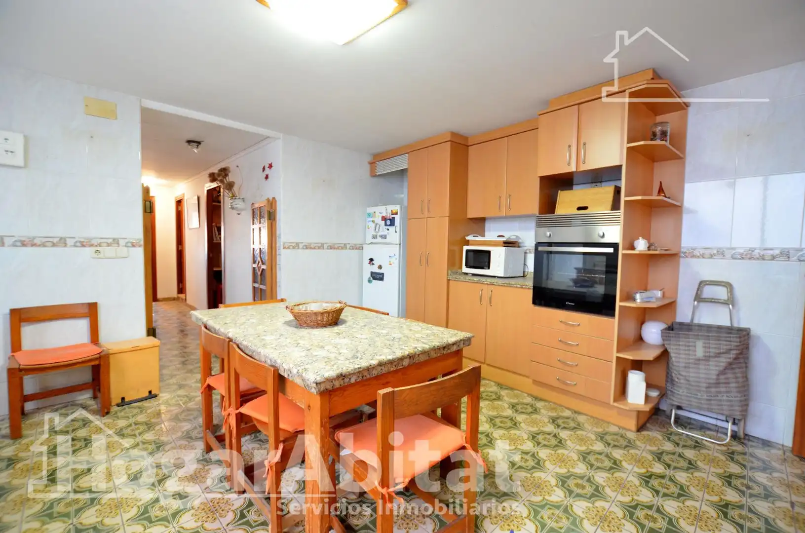 Cocina de Piso en venta en Gandia con Terraza, Trastero y Amueblado