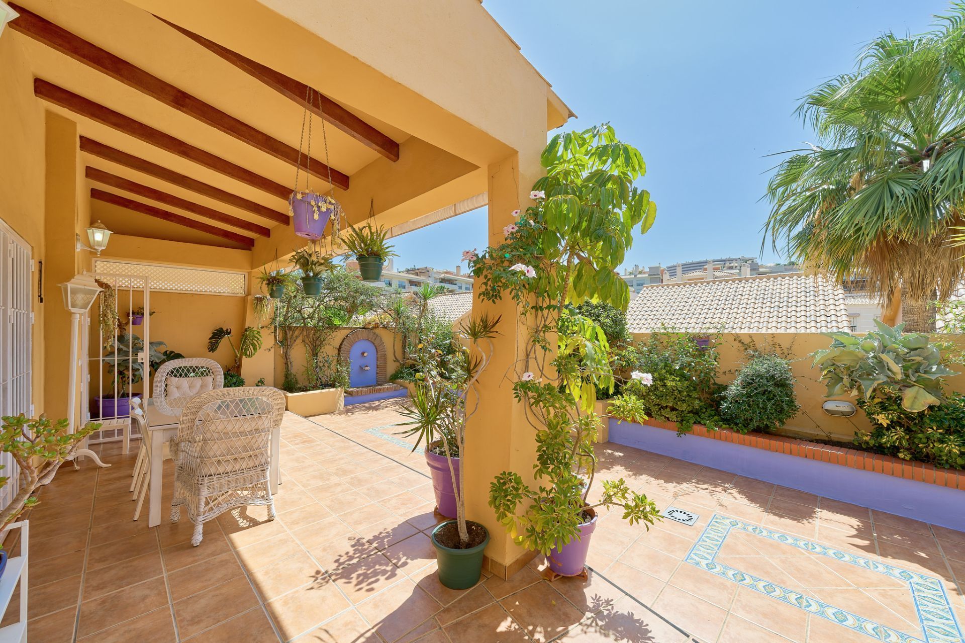 Terrace of Single-family semi-detached for sale in Málaga Capital  with Air Conditioner, Heating and Terrace