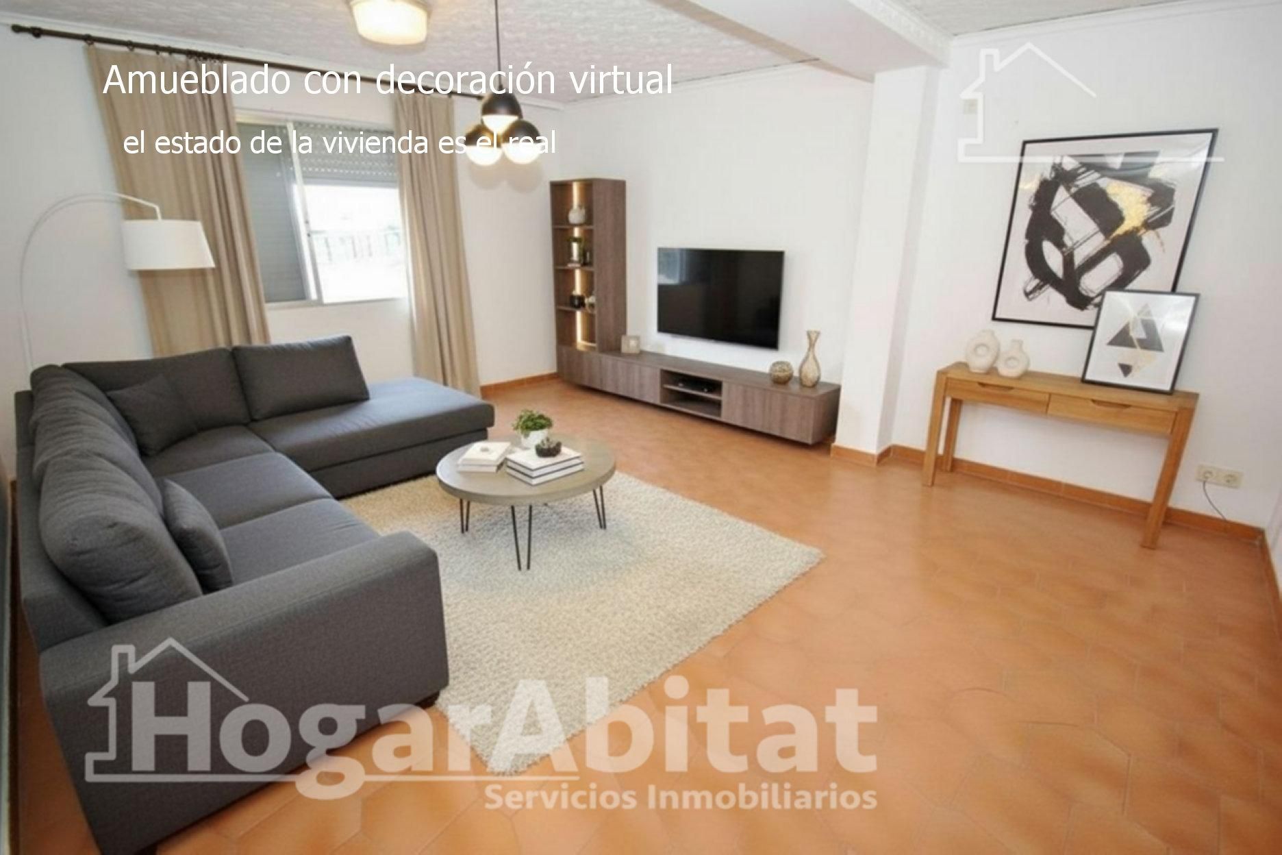 Sala d'estar de Casa o xalet en venda en Almazora / Almassora amb Terrassa i Alarma
