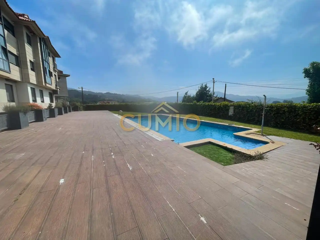 Piscina de Apartament de lloguer en Nigrán amb Calefacció i Moblat